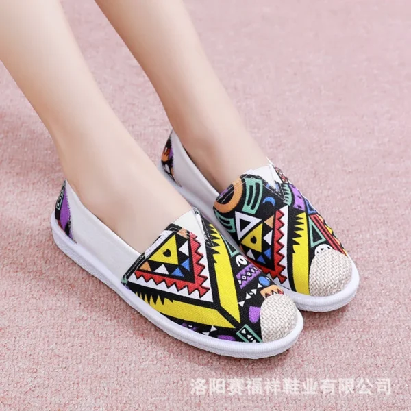 2023 Shoes Women's Summer Mesh Breathable Flat Shoes Ladies Comfort Light Sneaker Socks Women Slip on Loafers Zapatillas Muje - Image 15