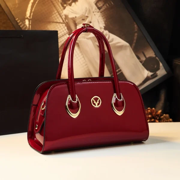 2023 New Fashion Women's Bag Female Simple Handbags Shoulder Crossbody Middle-Aged Genuine Leather Classy Mom Bags