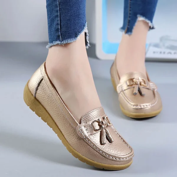 Women Shoes Women Sports Shoes With Low Heels Loafers Slip On Casual Sneaker Zapatos Mujer White Shoes Female Sneakers Tennis - Image 2