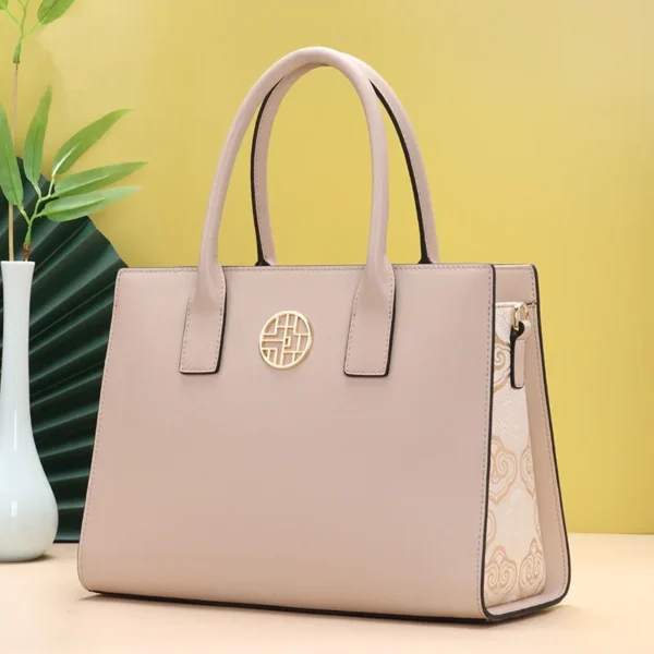 2023 New Women Handbag Gift for Mothers Chinoiserie Bag Female Cross-body Messenger Elegant White Red Split Leather Shoulder Bag - Image 8