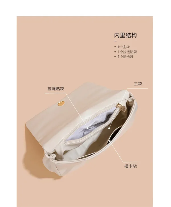 2023 New chain advanced sense commuting niche design underarm bag and shoulder bag and crossbody bags for women - Image 11