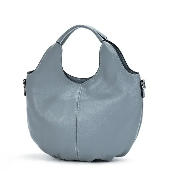 European And American Fashion Women's Bag New High Quality Leather Large Capacity Handbag Simple And Versatile Bucket Bag Women - Image 6