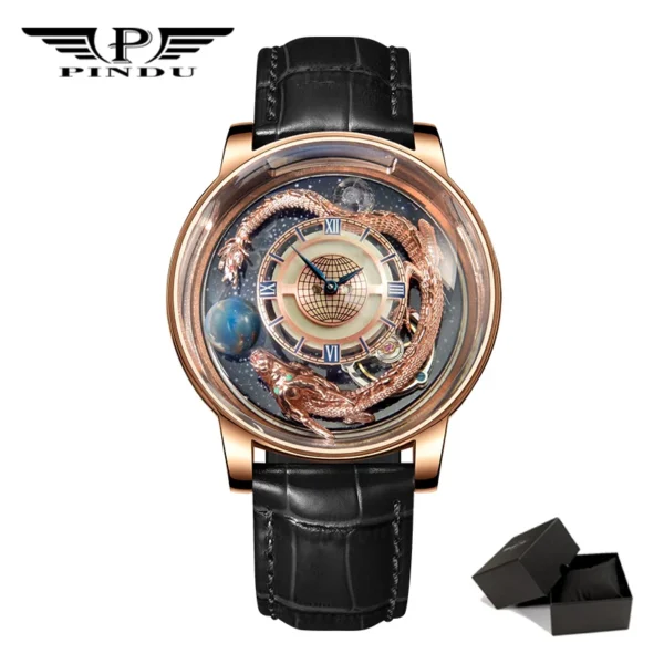 2022 New Fashion Quartz Wristwatches PINDU Mens For Watches Jacob&Co Astronomia Solar Watch Basel World Watch and Jewellery Show - Image 7