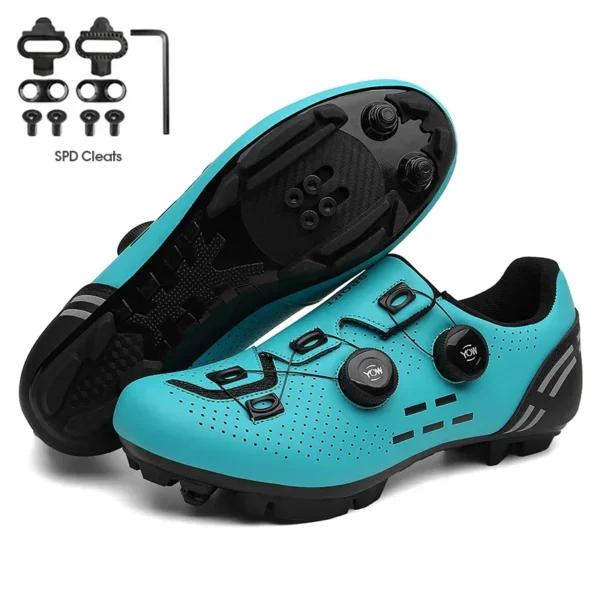 2023 Cycling Sneaker Mtb with Cleats Men Carbon Sports Speed Bike Shoes Women Mountain Racing Flat SPD Road Cycling Footwear - Image 9