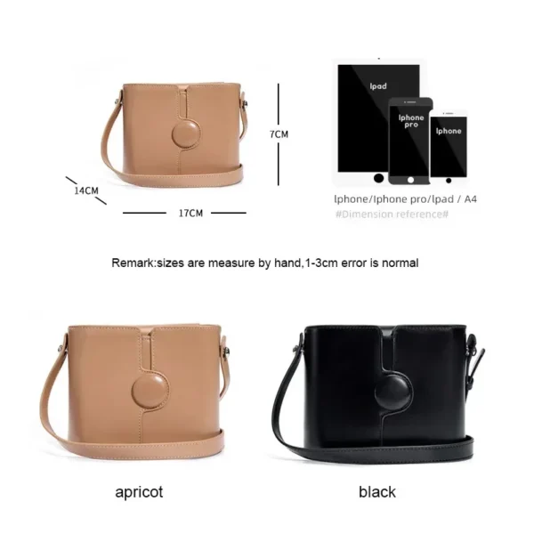 Women's Bag Female Exquisite Retro Square Flap Messenger Split Leather Lady Korean Style Small Crossbody Shoulder Bag 2023 New - Image 5