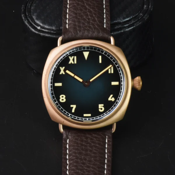 44mm Simple Fashion Bronze Quartz Watch Luminous Sapphire Glass Mirror Waterproof Diver Sports Quartz Watches for Men Hot Gifts - Image 14