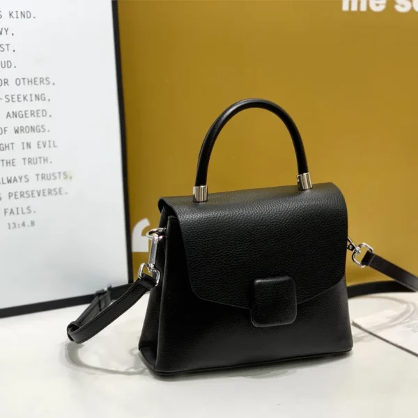 Fashion Female Genuine Leather Messenger Bags Solid Color Lady Commute Handbag Casual Women Square Single Shoulder Bag New 2023 - Image 11