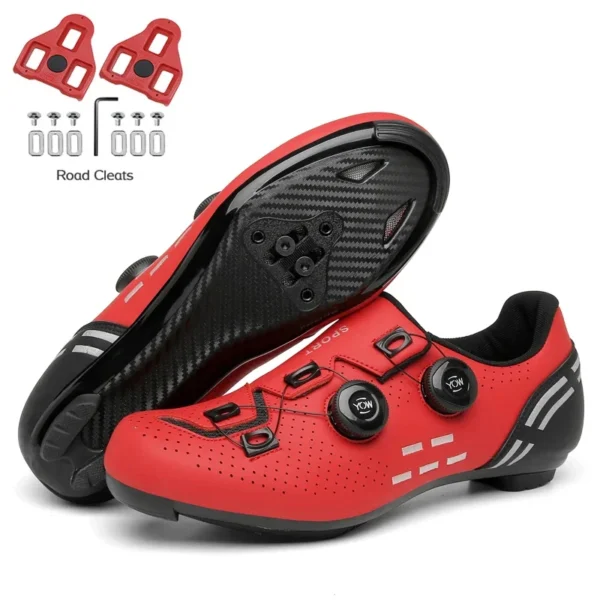 2023 Cycling Sneaker Mtb with Cleats Men Carbon Sports Speed Bike Shoes Women Mountain Racing Flat SPD Road Cycling Footwear - Image 14