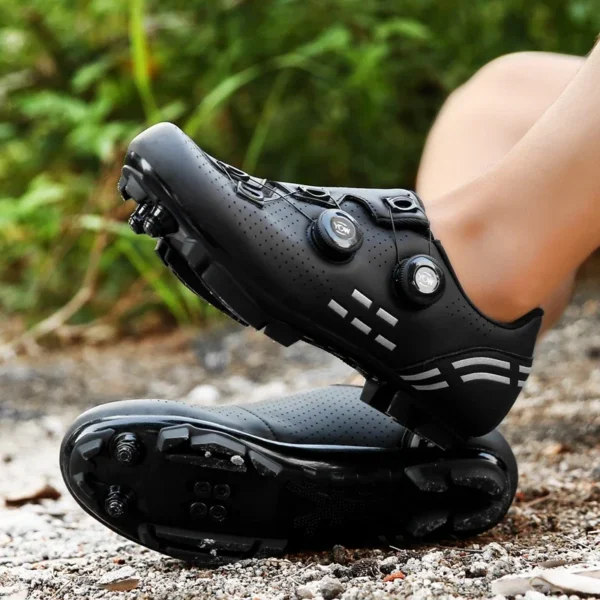 2023 Cycling Sneaker Mtb with Cleats Men Carbon Sports Speed Bike Shoes Women Mountain Racing Flat SPD Road Cycling Footwear - Image 5