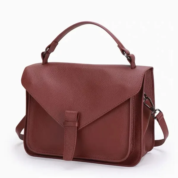 Women Shoulder Bag Vintage Crossbody Messenger for Female Tote Bag Lady Cowhide Genuine Leather Handbag Briefcase 2023 New - Image 12