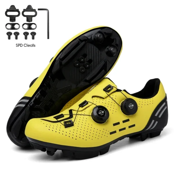 2023 Cycling Sneaker Mtb with Cleats Men Carbon Sports Speed Bike Shoes Women Mountain Racing Flat SPD Road Cycling Footwear - Image 8