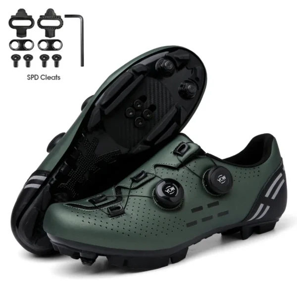 2023 Cycling Sneaker Mtb with Cleats Men Carbon Sports Speed Bike Shoes Women Mountain Racing Flat SPD Road Cycling Footwear - Image 18