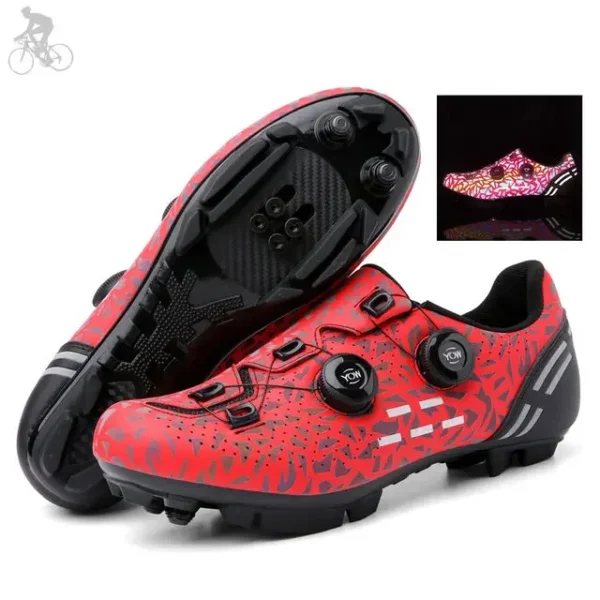 2023 Cycling Sneaker Mtb with Cleats Men Carbon Sports Speed Bike Shoes Women Mountain Racing Flat SPD Road Cycling Footwear - Image 26