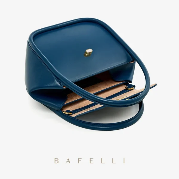 BAFELLI NEW 2023 WOMEN'S HANDBAG WINTER WOOL FASHION BENTO EVENING LEATHER ORIGINAL STYLE LUXURY BRAND PURSE SHOULDER CASUAL - Image 6