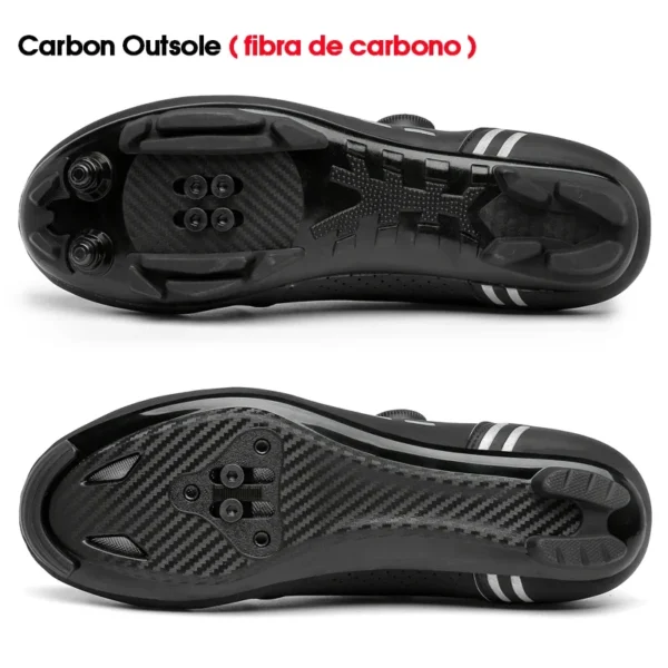 2023 Cycling Sneaker Mtb with Cleats Men Carbon Sports Speed Bike Shoes Women Mountain Racing Flat SPD Road Cycling Footwear - Image 2