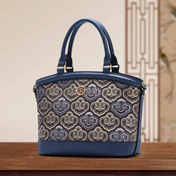 2023 New Women Handbag Female China-Chic Element Advanced Texture Chi-pao Shell Bag Embroidery Lucky Pattern Crossbody Messenger - Image 9