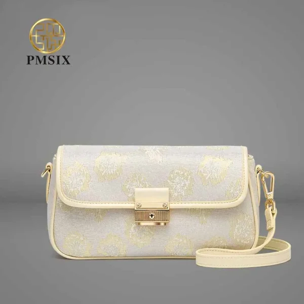 2023 luxury handbags women bags designer Embroidery Flowers Cross-body bag Vintage Floral Printing ladies' bag  classic bags - Image 2