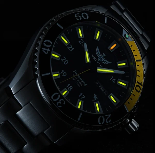 YELANG Japan Eco-Drive Solar Movement Watches Luxury Men's Watch Business 30ATM Professional Waterproof Gas Luminous Watch - Image 26