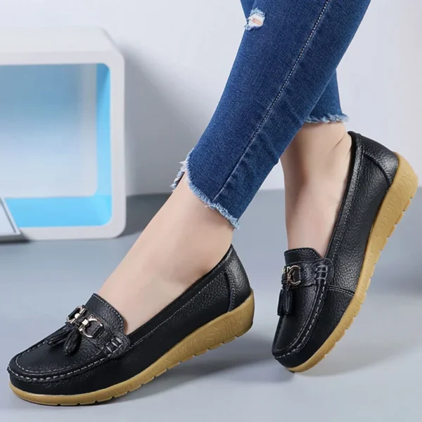 Women Shoes Women Sports Shoes With Low Heels Loafers Slip On Casual Sneaker Zapatos Mujer White Shoes Female Sneakers Tennis - Image 11