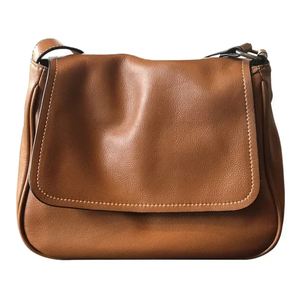 Choice Genuine Leather Shoulder Bag for Women Leisure Versatile Natural Real Cowhide Solid Color Messenger Crossbody Bag Cobbler - Image 5