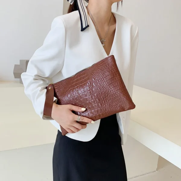 clutch bag for women 2024 trend new popular casual celebrity versatile square high sense pocket envelope small - Image 6