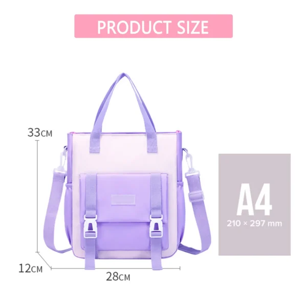 Children Fashion Handbag Lightweight School Shoulder Bag travel backpacks For Shopping Christmas Gift - Image 3