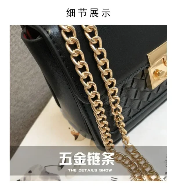 2020 Fashion leisure lexury pig nose lock  Women Small square bag shoulder diagonal women's designer Lingge Handbags Chains bags - Image 4