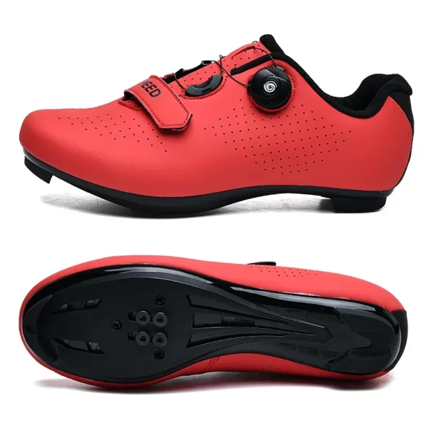 2023 New Road Bicycle Shoes Men Cycling Sneaker Mtb Clits Route Cleat Dirt Bike Speed Flat Sports Racing Women Spd Pedal Shoes - Image 9