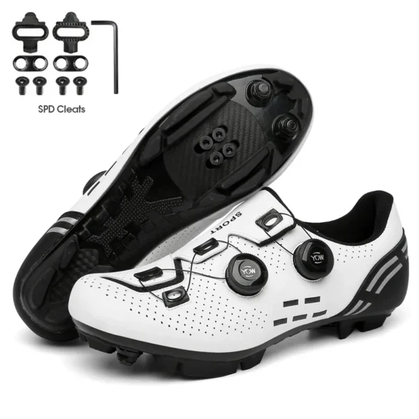 2023 Cycling Sneaker Mtb with Cleats Men Carbon Sports Speed Bike Shoes Women Mountain Racing Flat SPD Road Cycling Footwear - Image 7