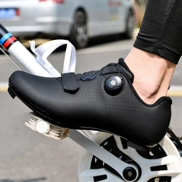 2023 New Road Bicycle Shoes Men Cycling Sneaker Mtb Clits Route Cleat Dirt Bike Speed Flat Sports Racing Women Spd Pedal Shoes - Image 3