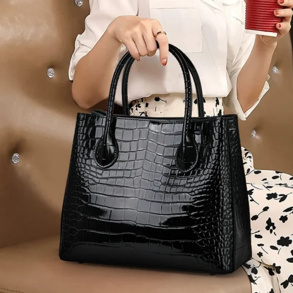 2023 New Luxury Fashion Genuine Leather Women Bag Large Capacity Cowhide Commuter Tote Women's Handbags Shoulder Crossbody Bags