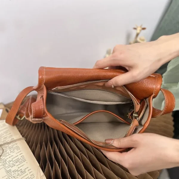 2024 New Women Head Cowhide Leather Purses And Handbags - Image 3