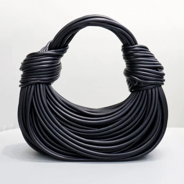 Bag For Women Handbags New In 2024 Trends Luxury Designer Brand Bags Handwoven Noodle Rope Knotted Pulled Bread - Image 12