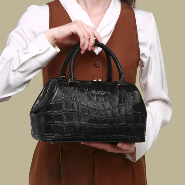 Full Skin 100% Cow Leather Original Bag Single Shoulder Women Handbag Fashionable Exquisite Purses Top #yc256 - Image 9