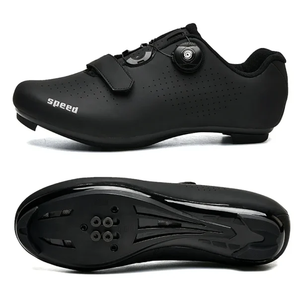 2023 New Road Bicycle Shoes Men Cycling Sneaker Mtb Clits Route Cleat Dirt Bike Speed Flat Sports Racing Women Spd Pedal Shoes - Image 2