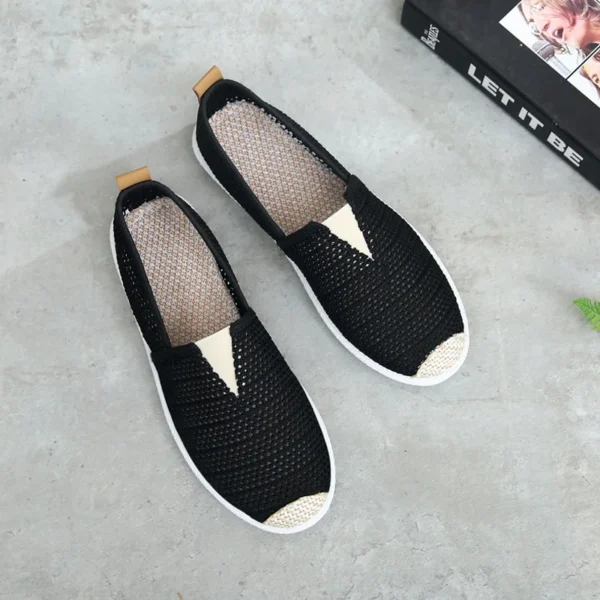 2023 Shoes Women's Summer Mesh Breathable Flat Shoes Ladies Comfort Light Sneaker Socks Women Slip on Loafers Zapatillas Muje - Image 11