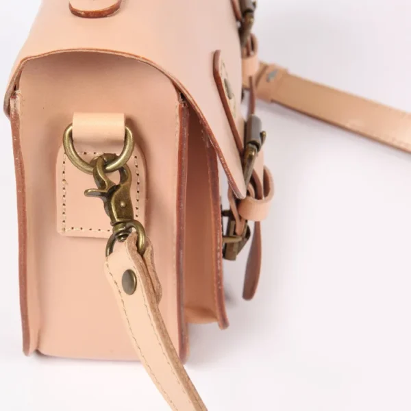 Women's simple fashion all-in-one leather waterproof multi-functional hand bill shoulder oblique span small square bag - Image 20