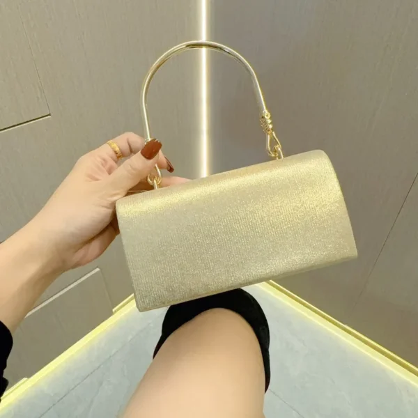 XJ Zhendian Zhibao New Fashionable and Young Full Diamond Chain Small Square Bag Dinner Water Diamond Handbag CrossbodyBag bolsa - Image 3