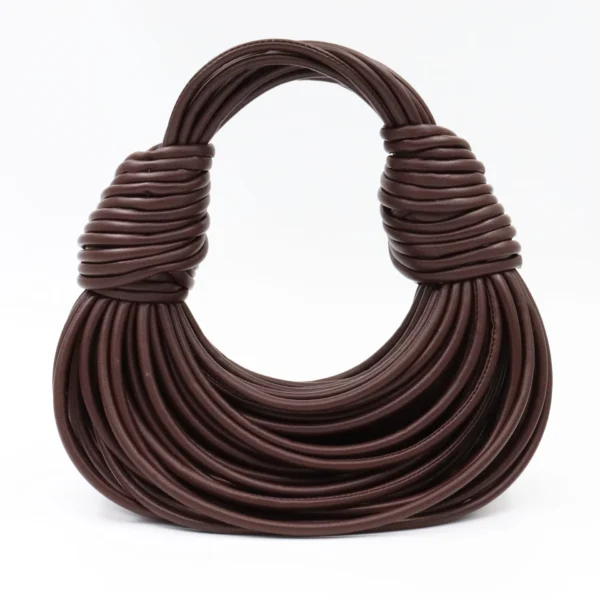 Bag For Women Handbags New In 2024 Trends Luxury Designer Brand Bags Handwoven Noodle Rope Knotted Pulled Bread - Image 5