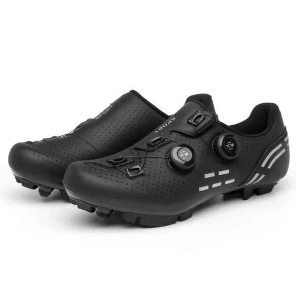 2023 Cycling Sneaker Mtb with Cleats Men Carbon Sports Speed Bike Shoes Women Mountain Racing Flat SPD Road Cycling Footwear - Image 3