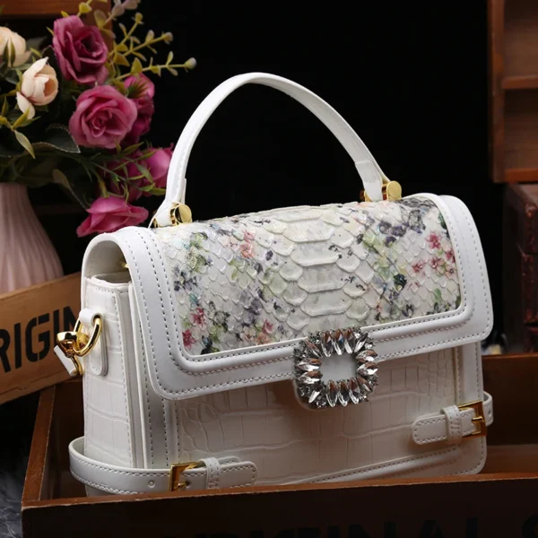 Counter genuine goods 2024 New Fashion Women's Bag Korean All-match Shoulder Crossbody Small Square Bag Diamond Handbag