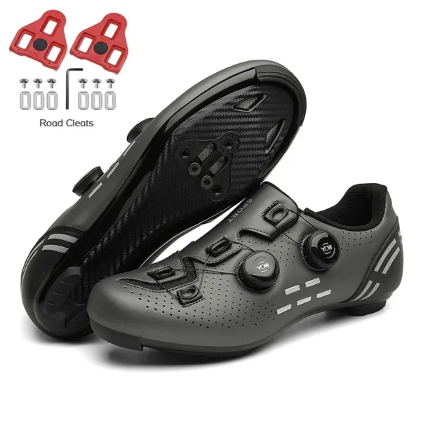 2023 Cycling Sneaker Mtb with Cleats Men Carbon Sports Speed Bike Shoes Women Mountain Racing Flat SPD Road Cycling Footwear - Image 13