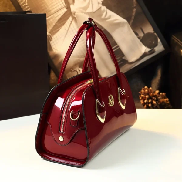 2023 New Fashion Women's Bag Female Simple Handbags Shoulder Crossbody Middle-Aged Genuine Leather Classy Mom Bags - Image 4