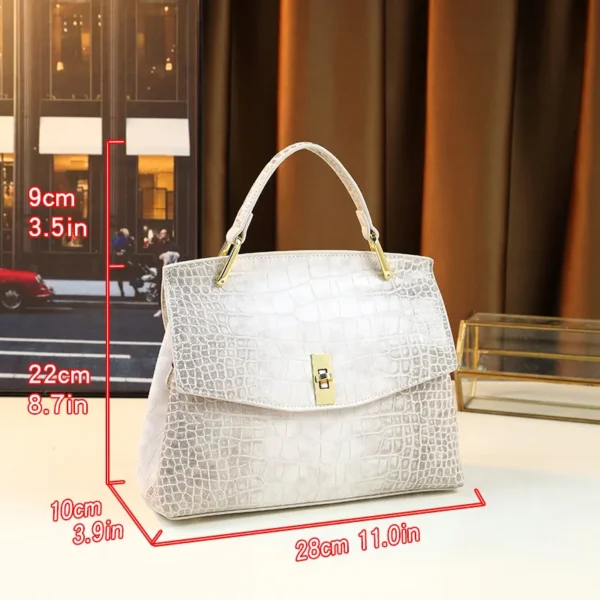 2024 New Versatile and Elegant Women's Fashion and Elegance Handbag Business Commuter Single Shoulder Crossbody Bag - Image 2