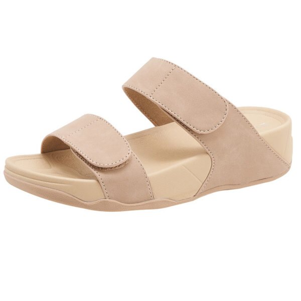 Women's Light Sports Style Comfortable Elastic Plus Size Platform Slippers Sandals - Image 6