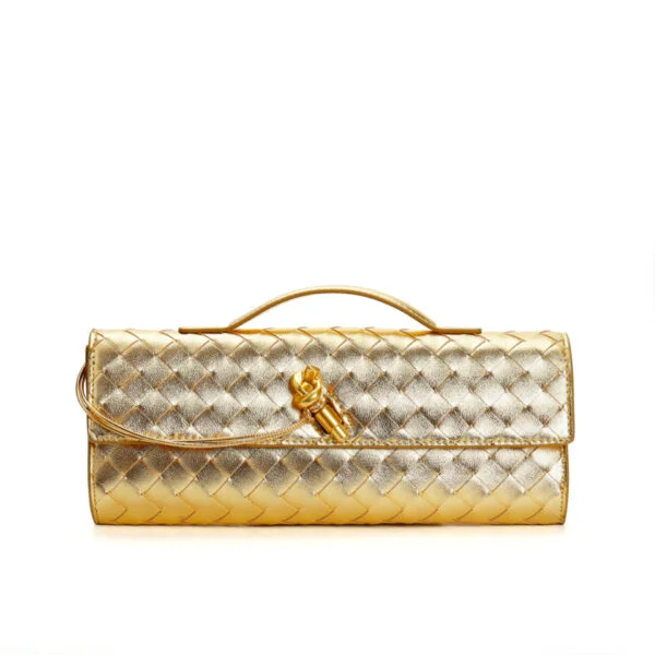 Woven Bag Shoulder Fashion Clutch Crossbody Bag - Image 9