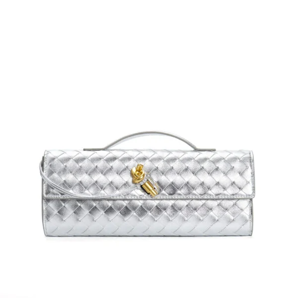 Woven Bag Shoulder Fashion Clutch Crossbody Bag - Image 3