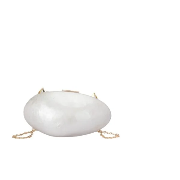 Acrylic Shell Bag Dinner Wedding Clutch - Image 5