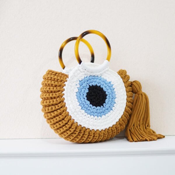 Woven Bag Large Capacity Big Eye Monster Portable - Image 10