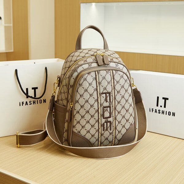 Backpack Trendy Printed Schoolbag Special Interest Light Luxury Fashion All-match Travel Backpack For Women - Image 7